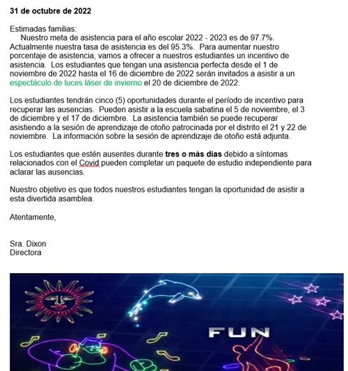 Incentivo de assitencia